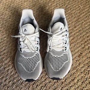 Adidas White and Black Running Shoes